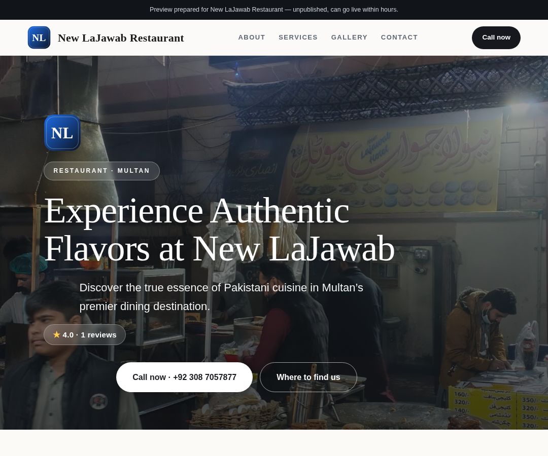 New LaJawab Restaurant