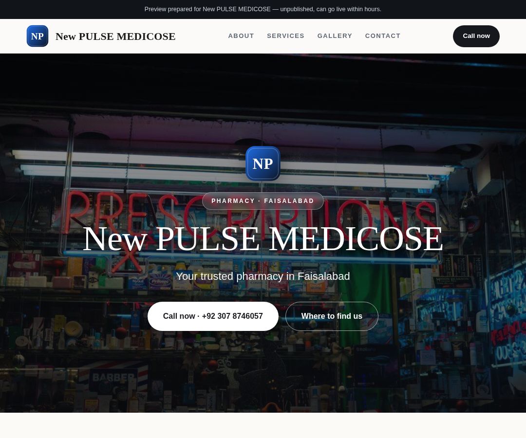 New PULSE MEDICOSE