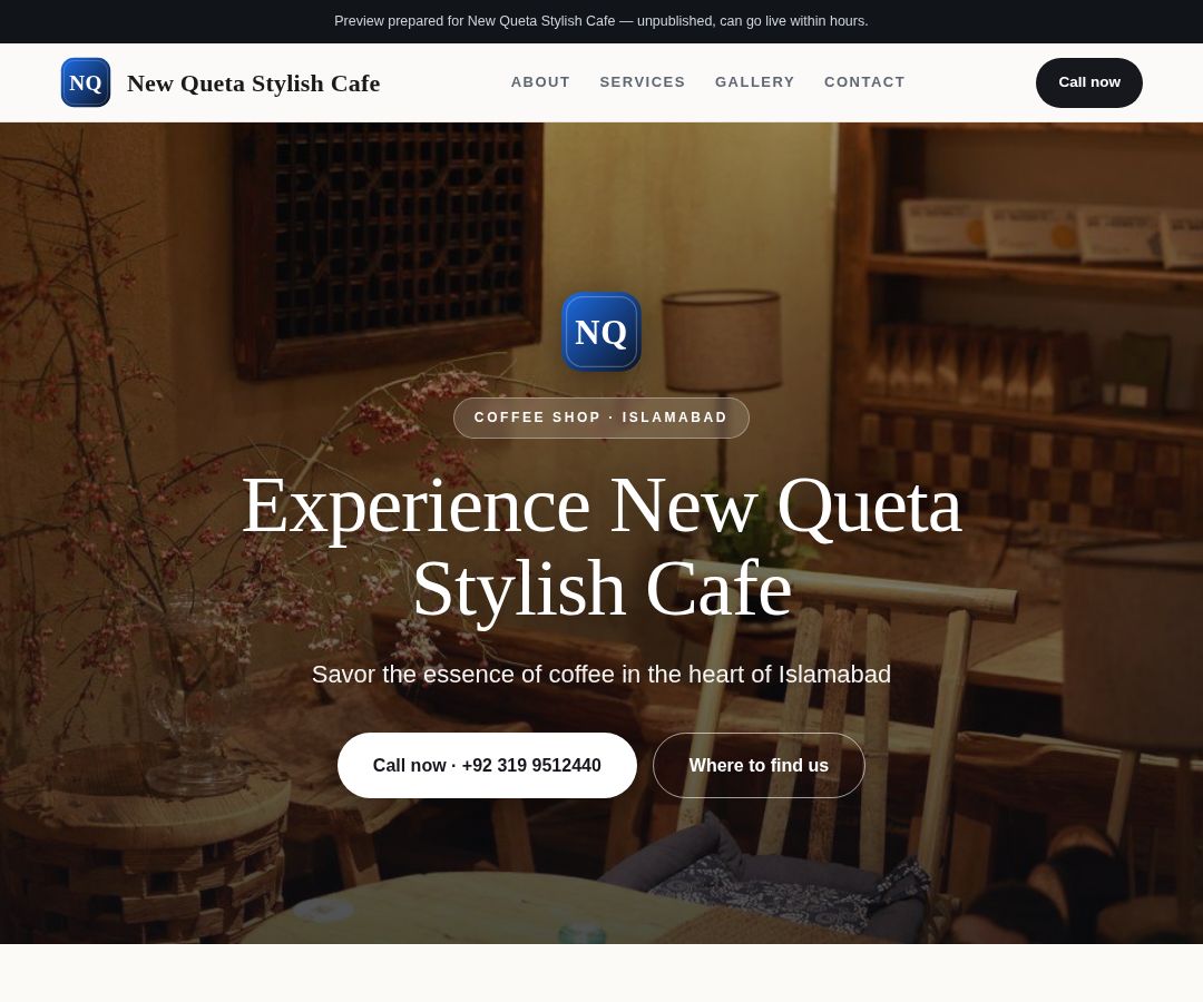 New Queta Stylish Cafe