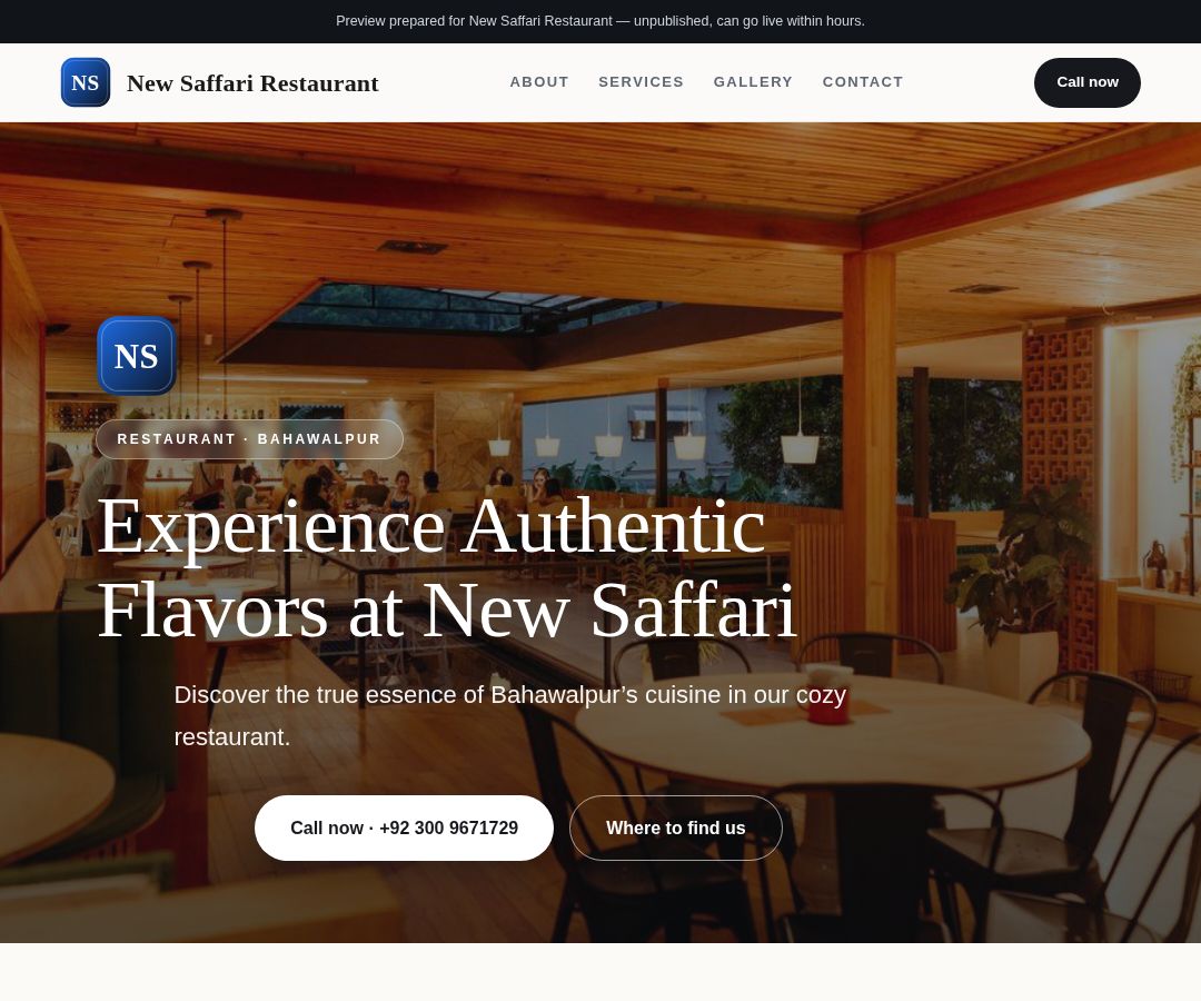 New Saffari Restaurant
