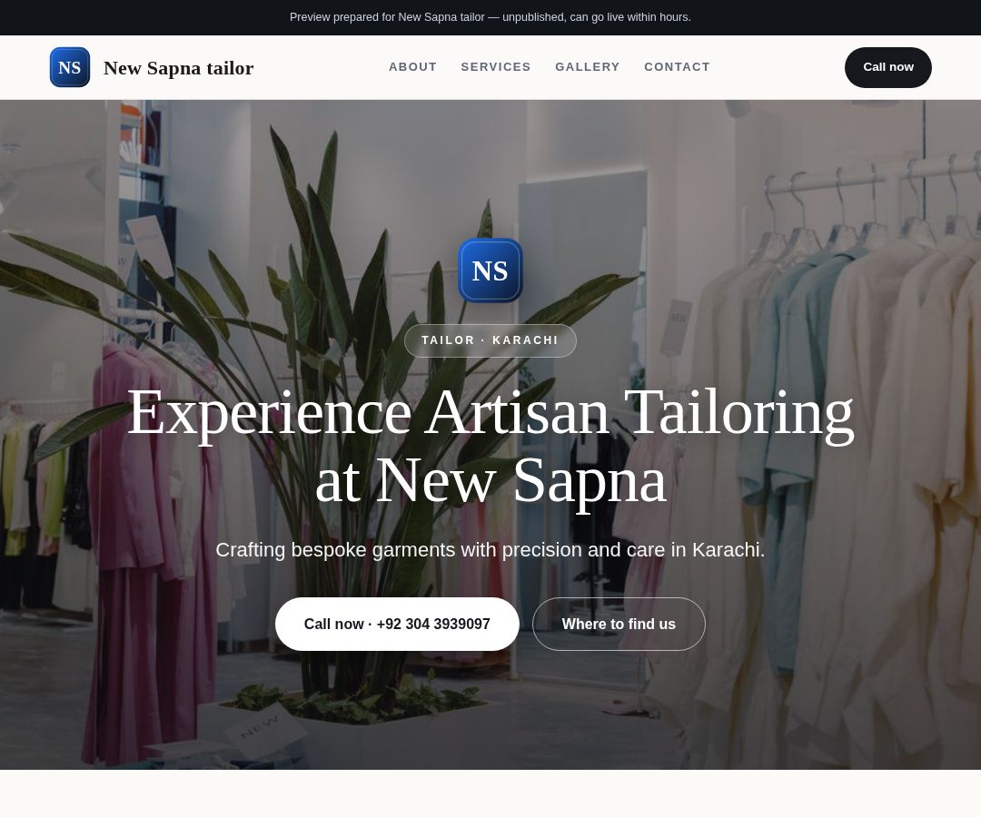 New Sapna tailor