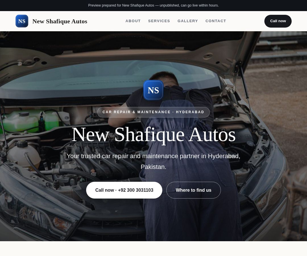 New Shafique Autos