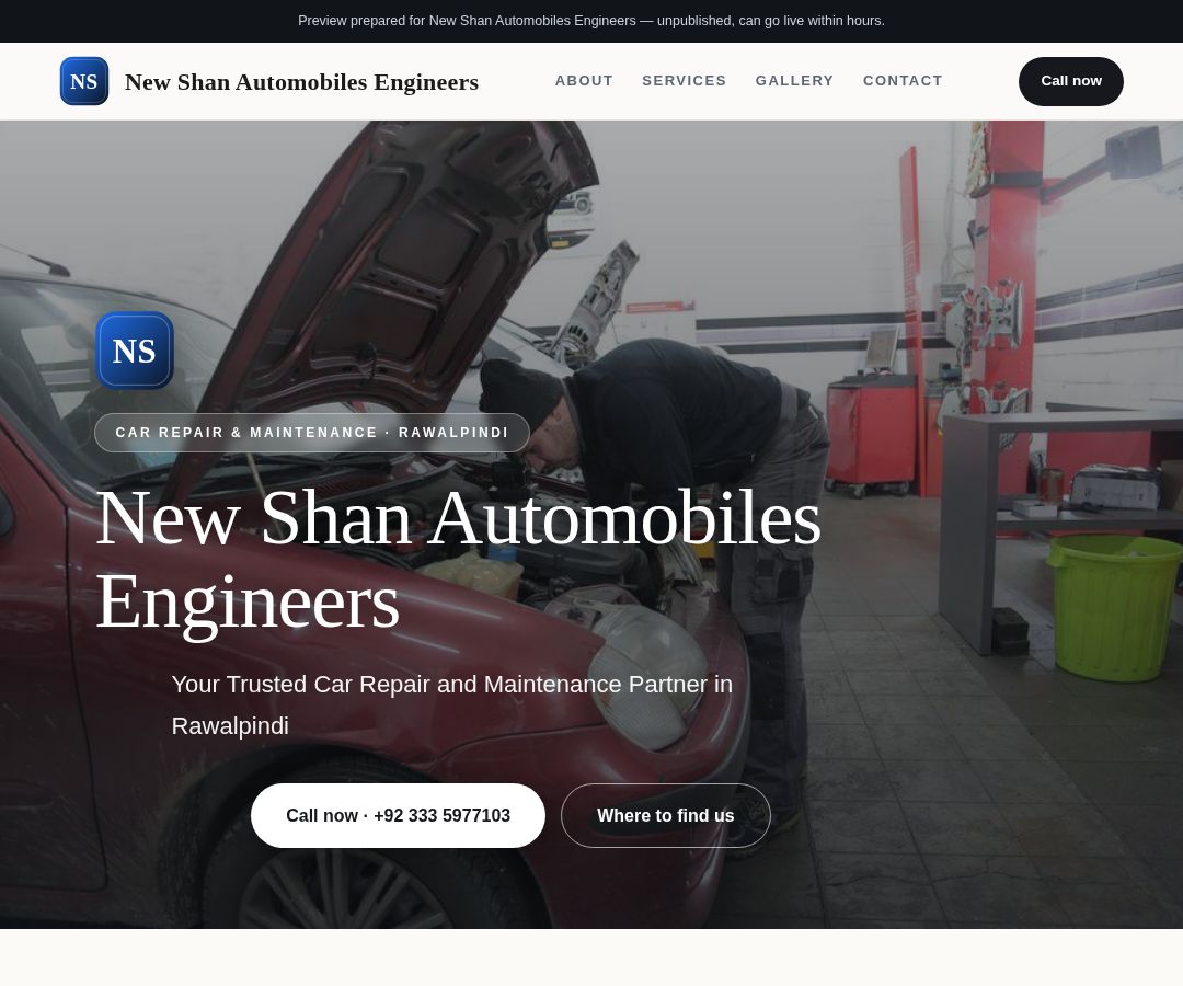 New Shan Automobiles Engineers