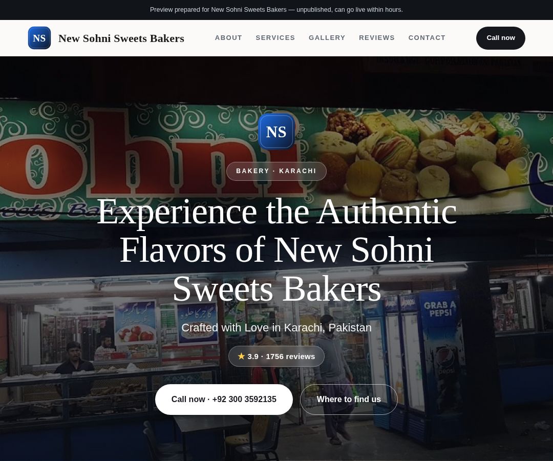 New Sohni Sweets Bakers