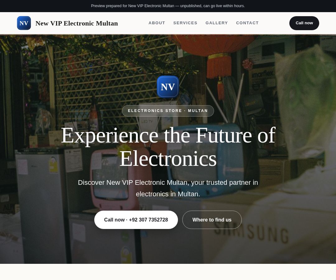 New VIP Electronic Multan