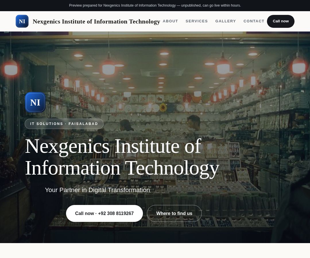 Nexgenics Institute of Information Technology