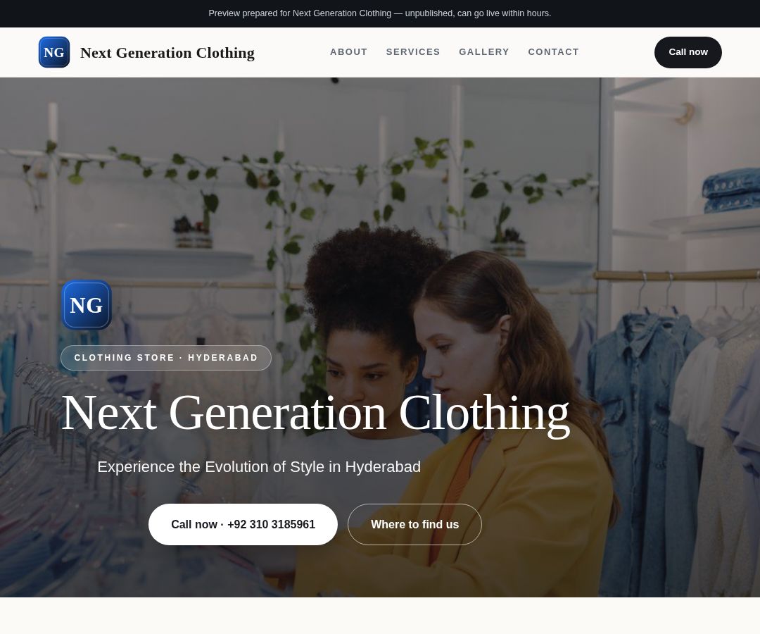 Next Generation Clothing