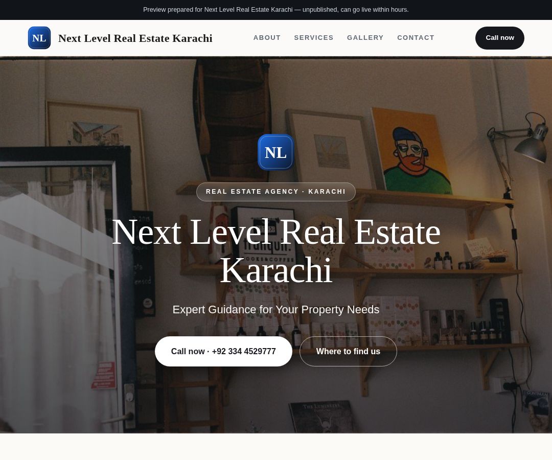 Next Level Real Estate Karachi