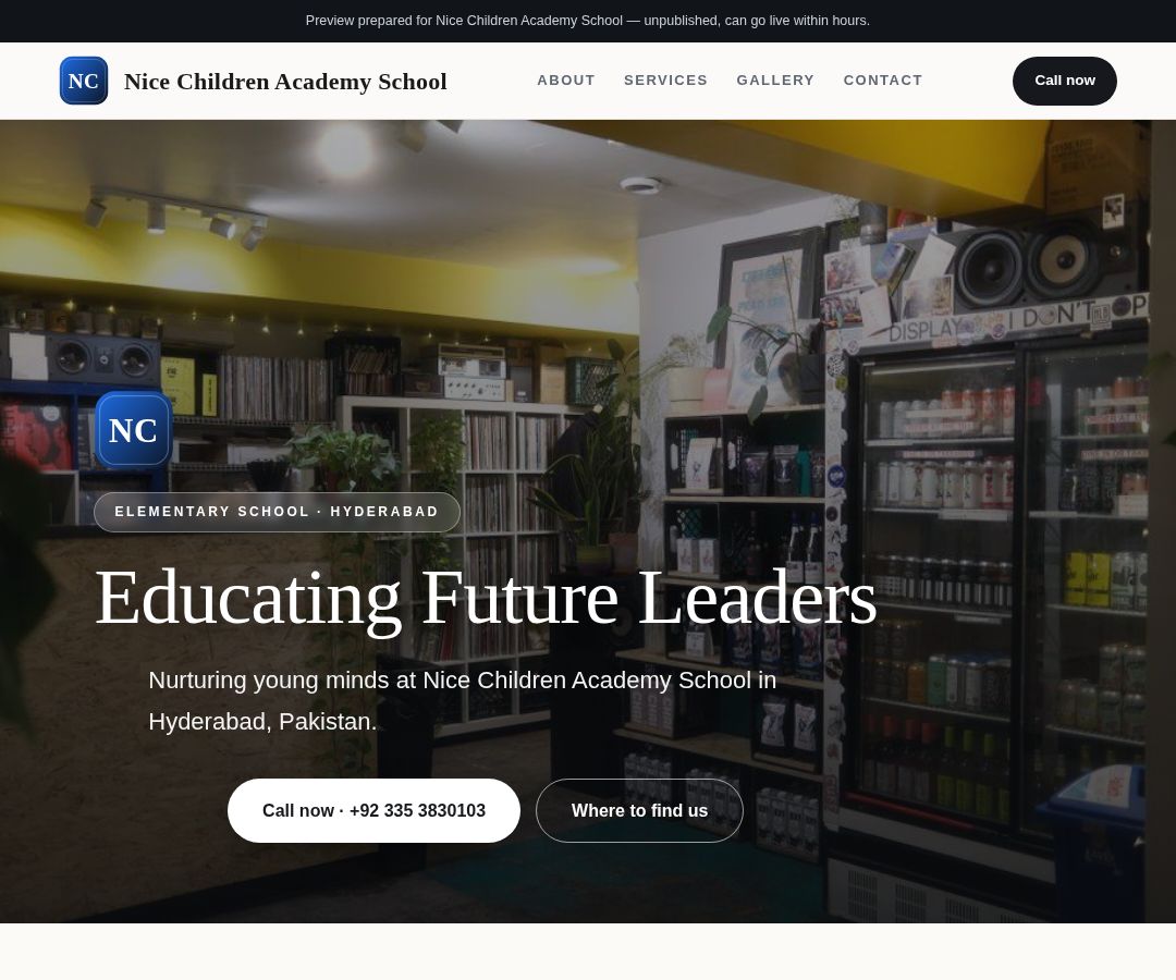 Nice Children Academy School