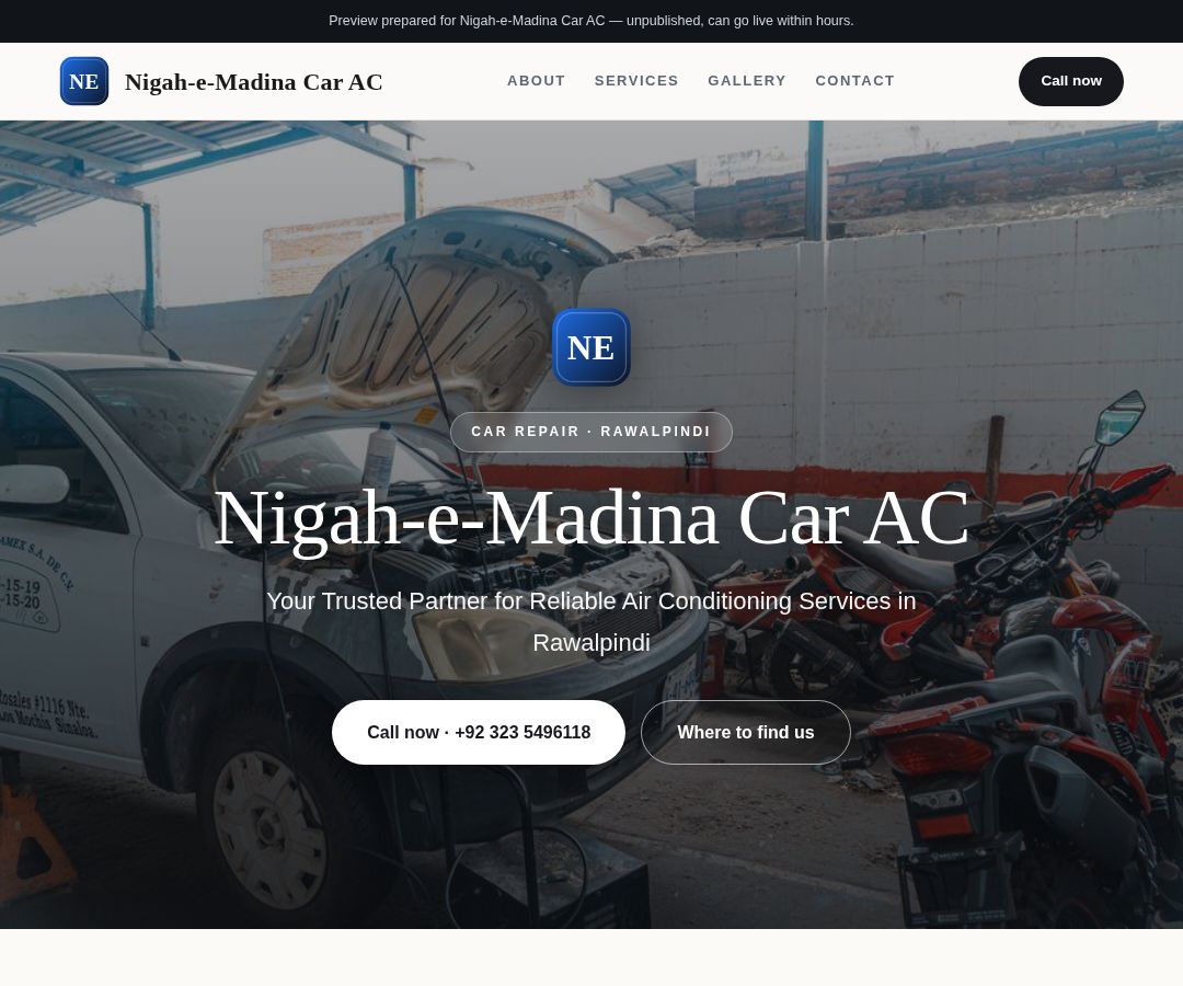 Nigah-e-Madina Car AC