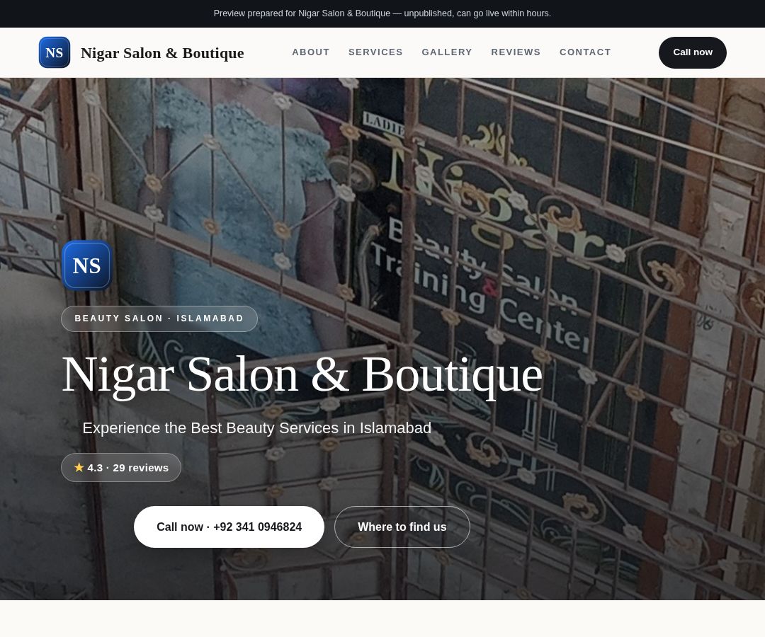 Nigar Salon & Boutique