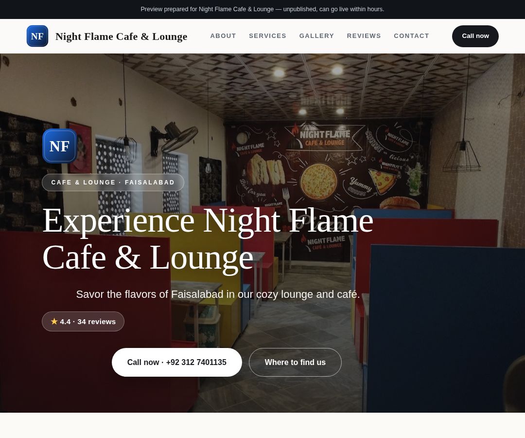Night Flame Cafe & Lounge