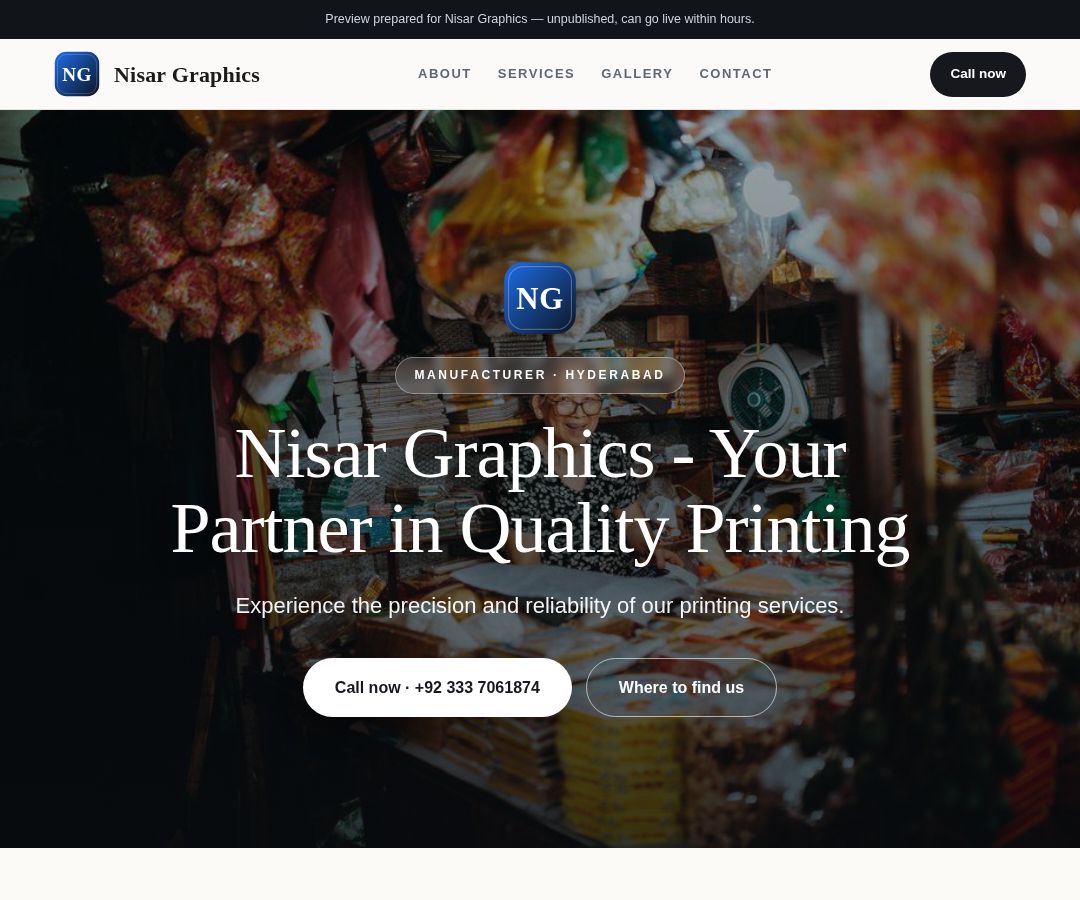 Nisar Graphics