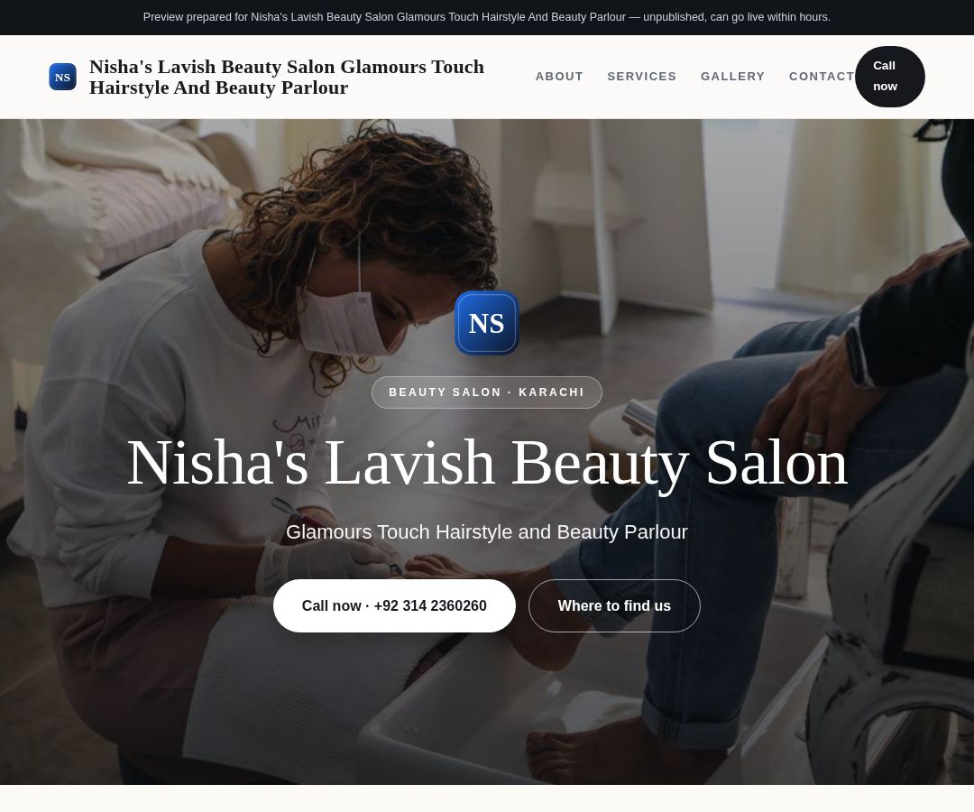 Nisha's Lavish Beauty Salon Glamours Touch Hairstyle And Beauty Parlour