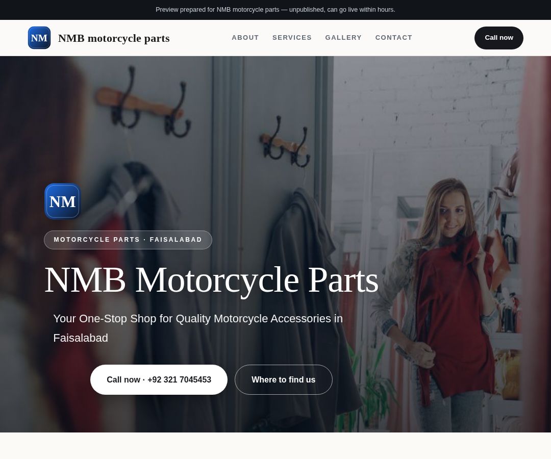 NMB motorcycle parts