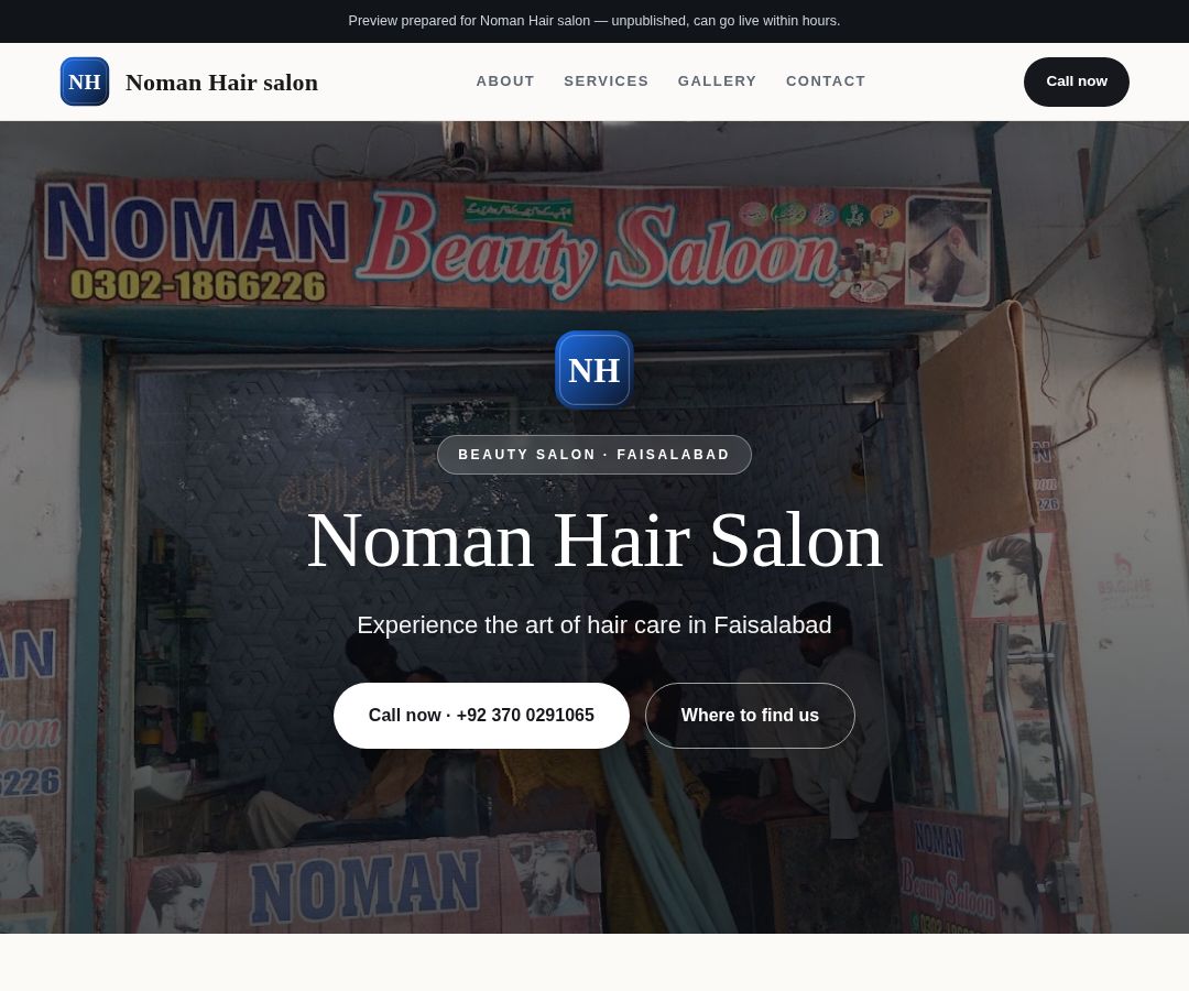 Noman Hair salon