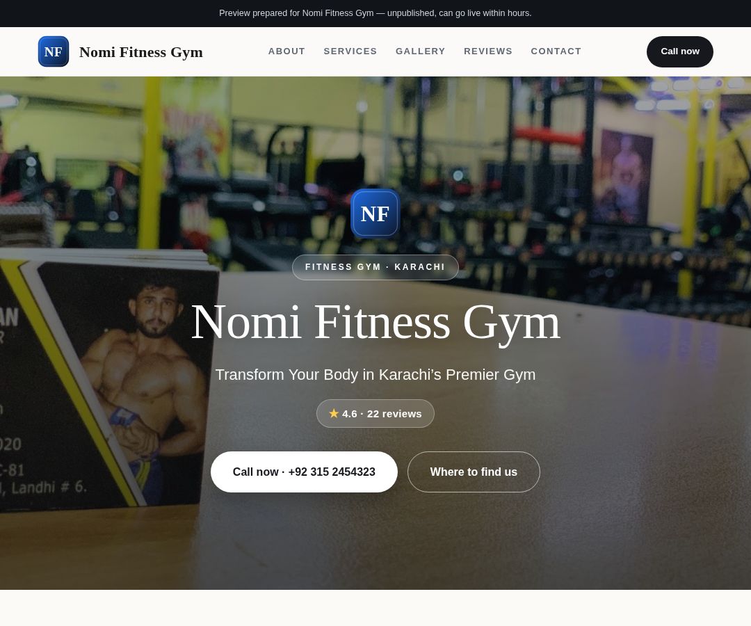 Nomi Fitness Gym