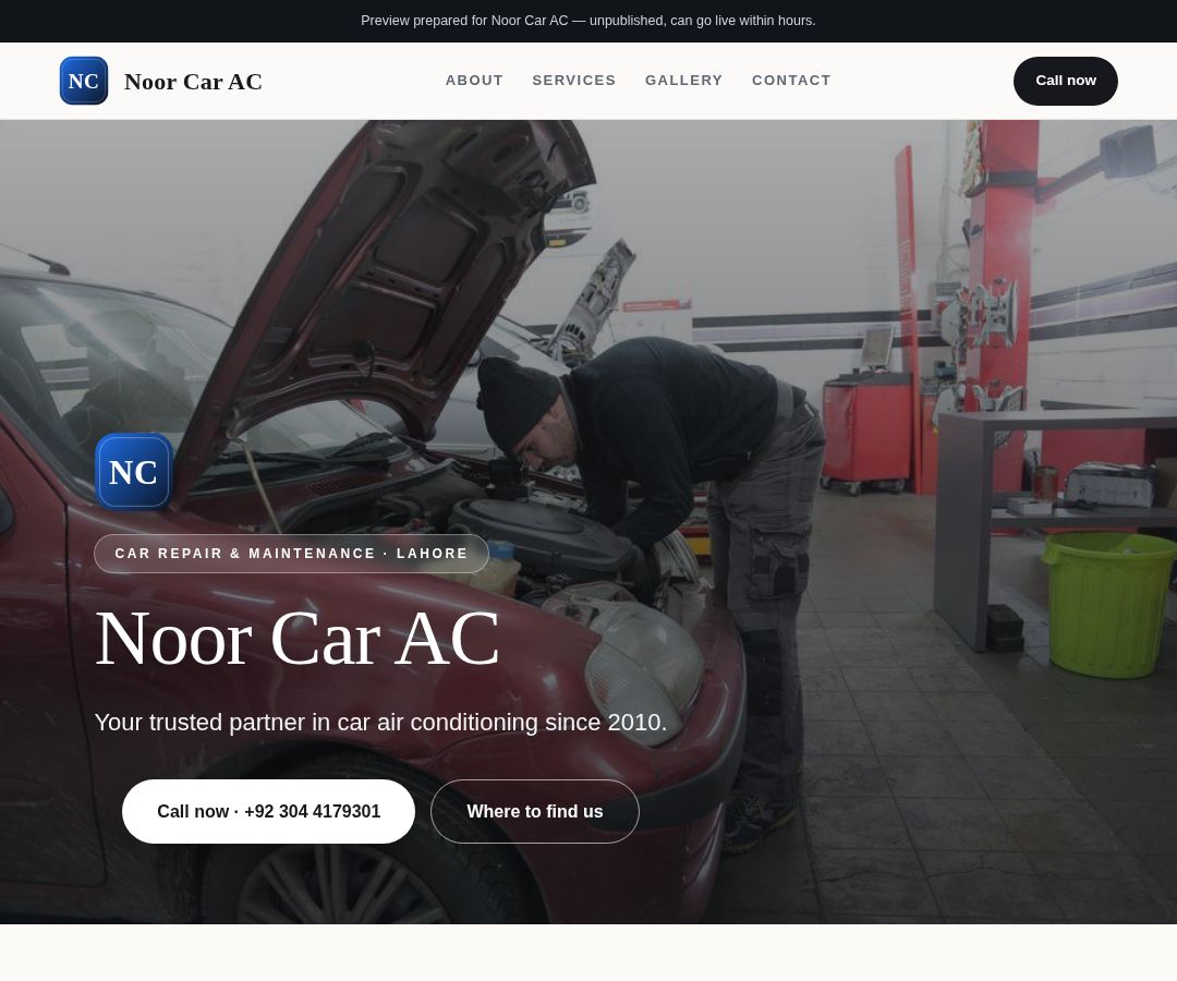 Noor Car AC
