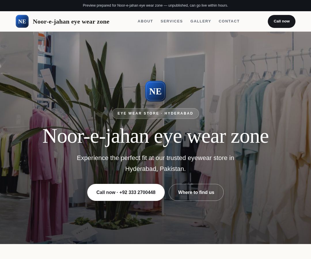 Noor-e-jahan eye wear zone