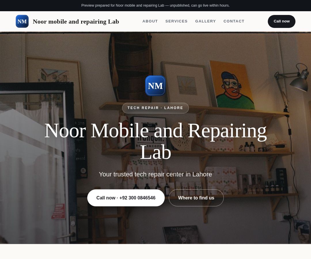 Noor mobile and repairing Lab
