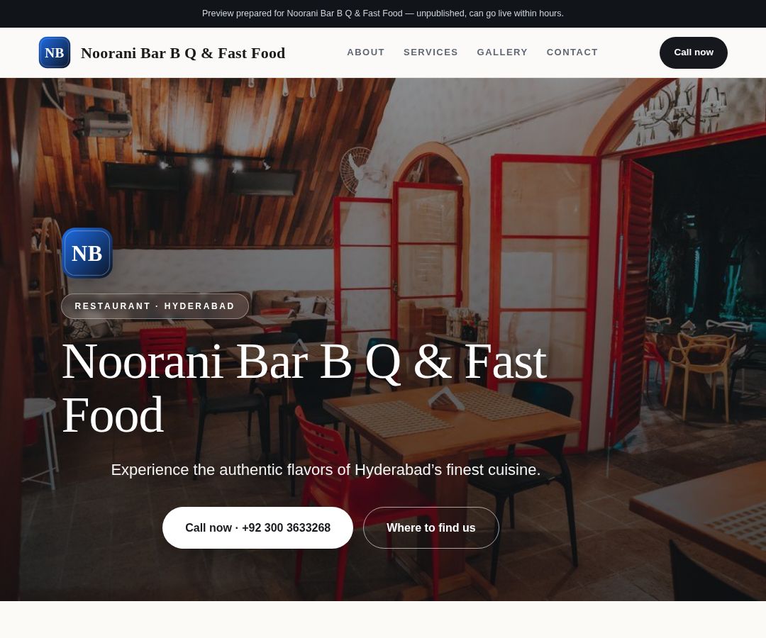 Noorani Bar B Q & Fast Food