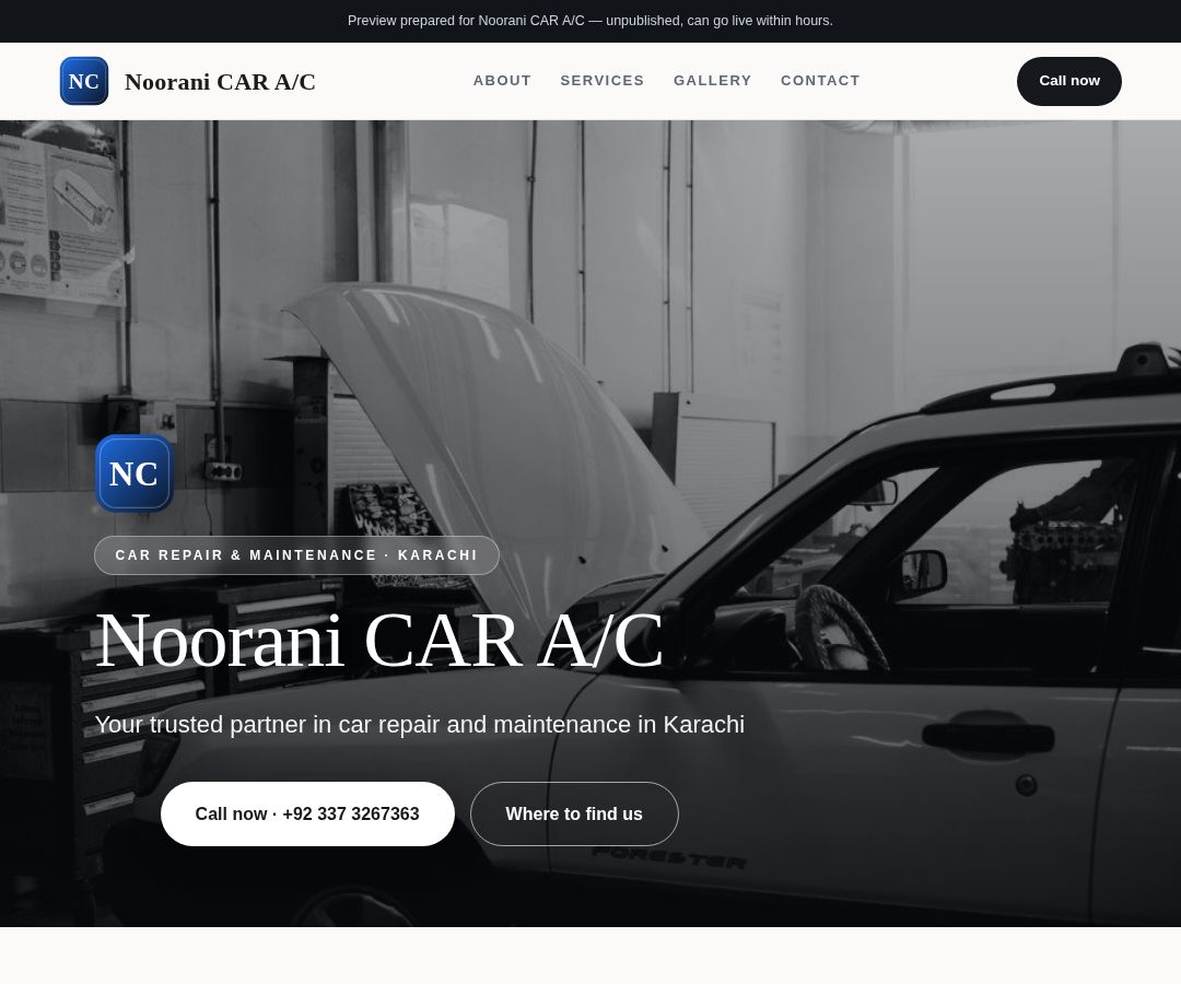 Noorani CAR A/C