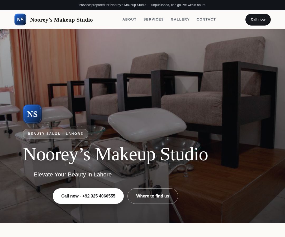 Noorey’s Makeup Studio