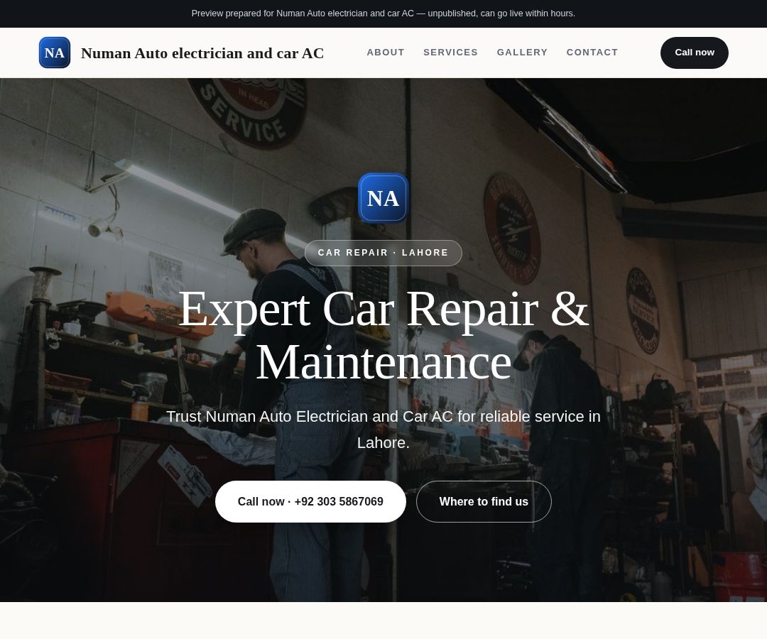 Numan Auto electrician and car AC