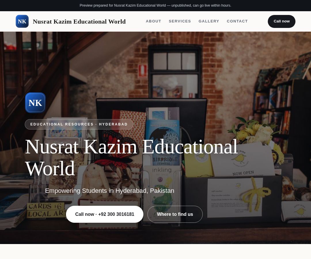 Nusrat Kazim Educational World