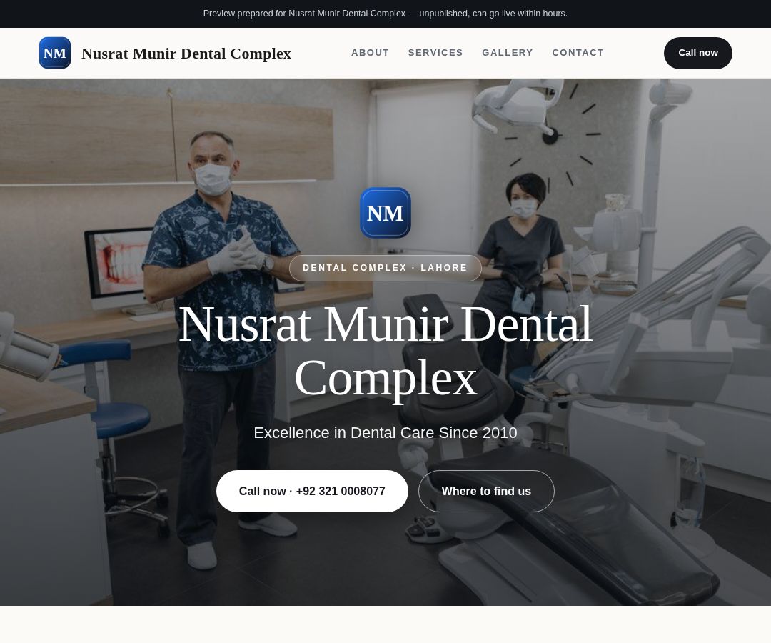 Nusrat Munir Dental Complex