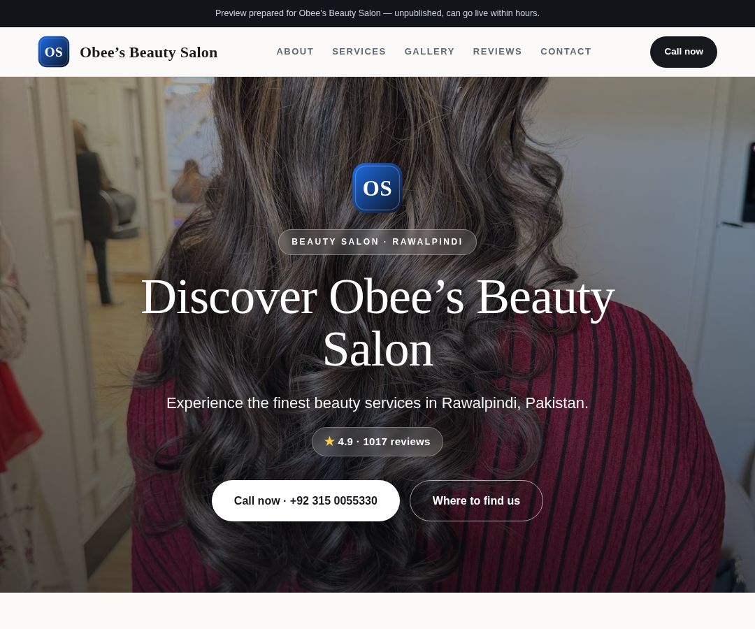 Obee’s Beauty Salon