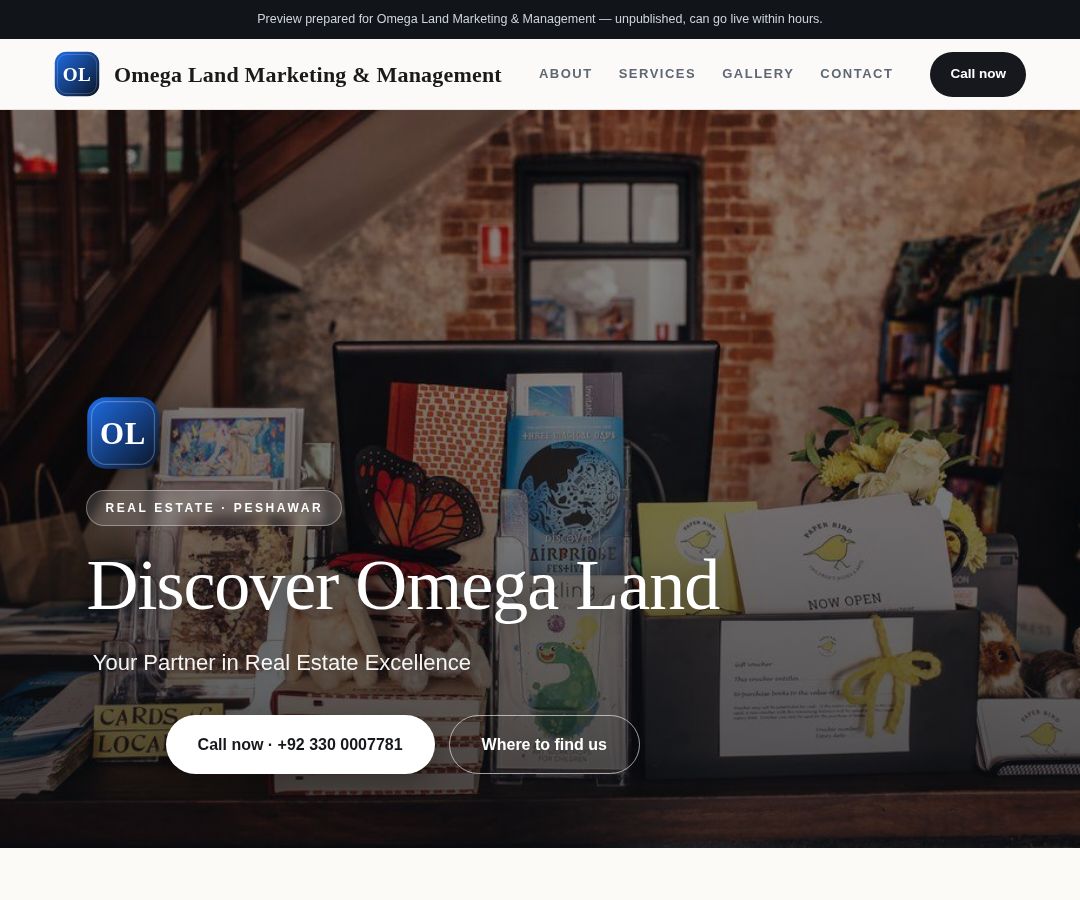 Omega Land Marketing & Management