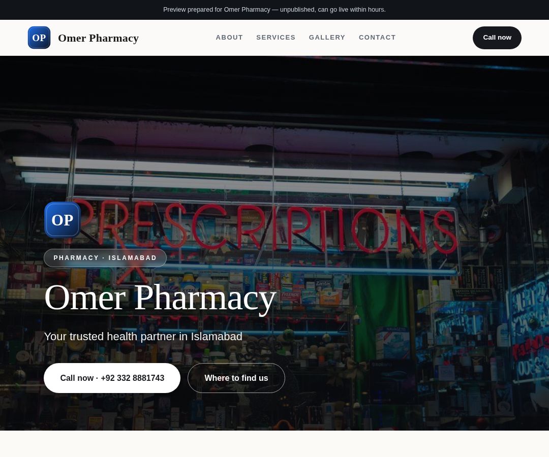 Omer Pharmacy