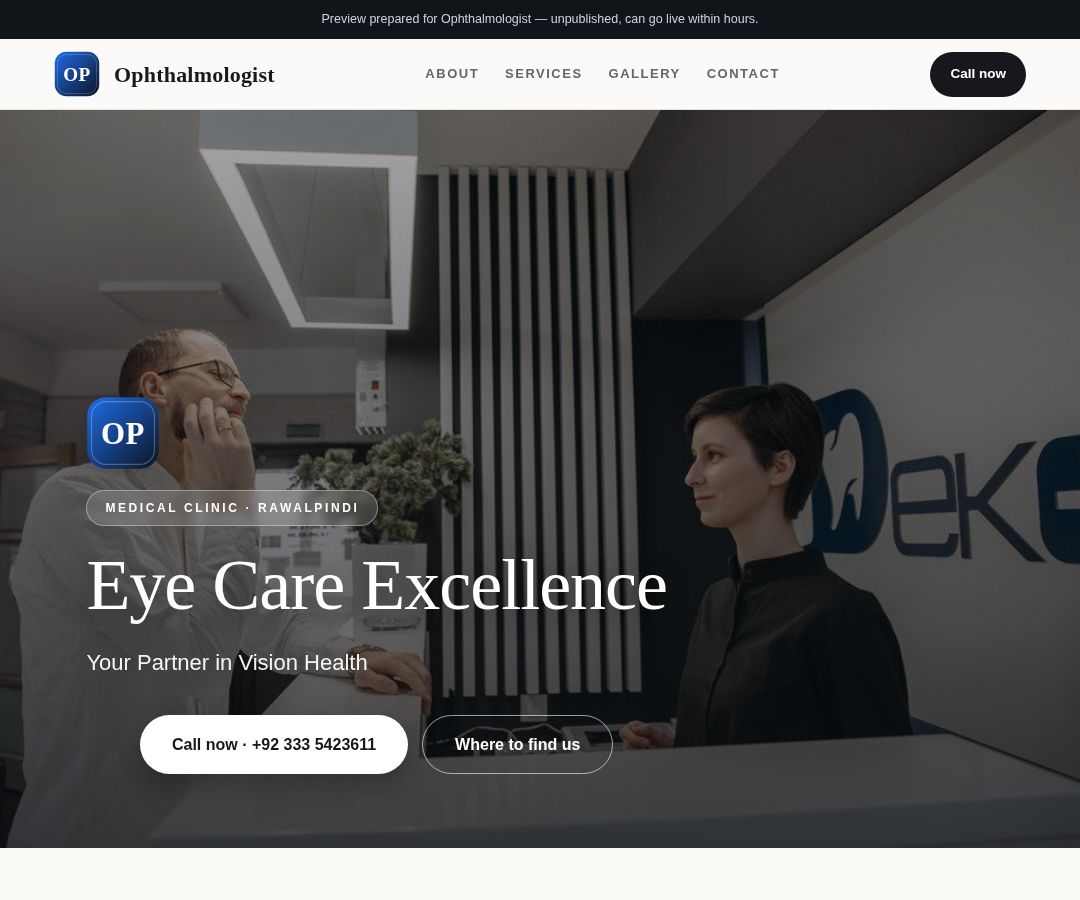 Ophthalmologist