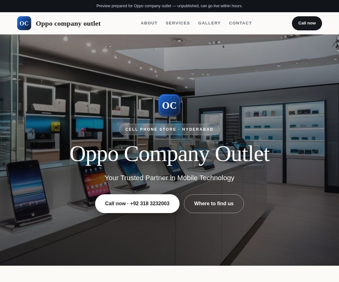 Oppo company outlet