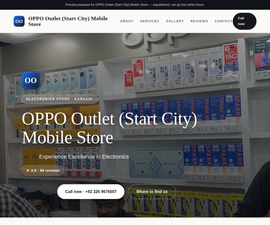 OPPO Outlet (Start City) Mobile Store