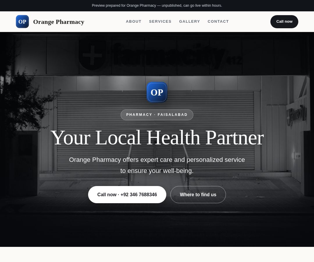 Orange Pharmacy