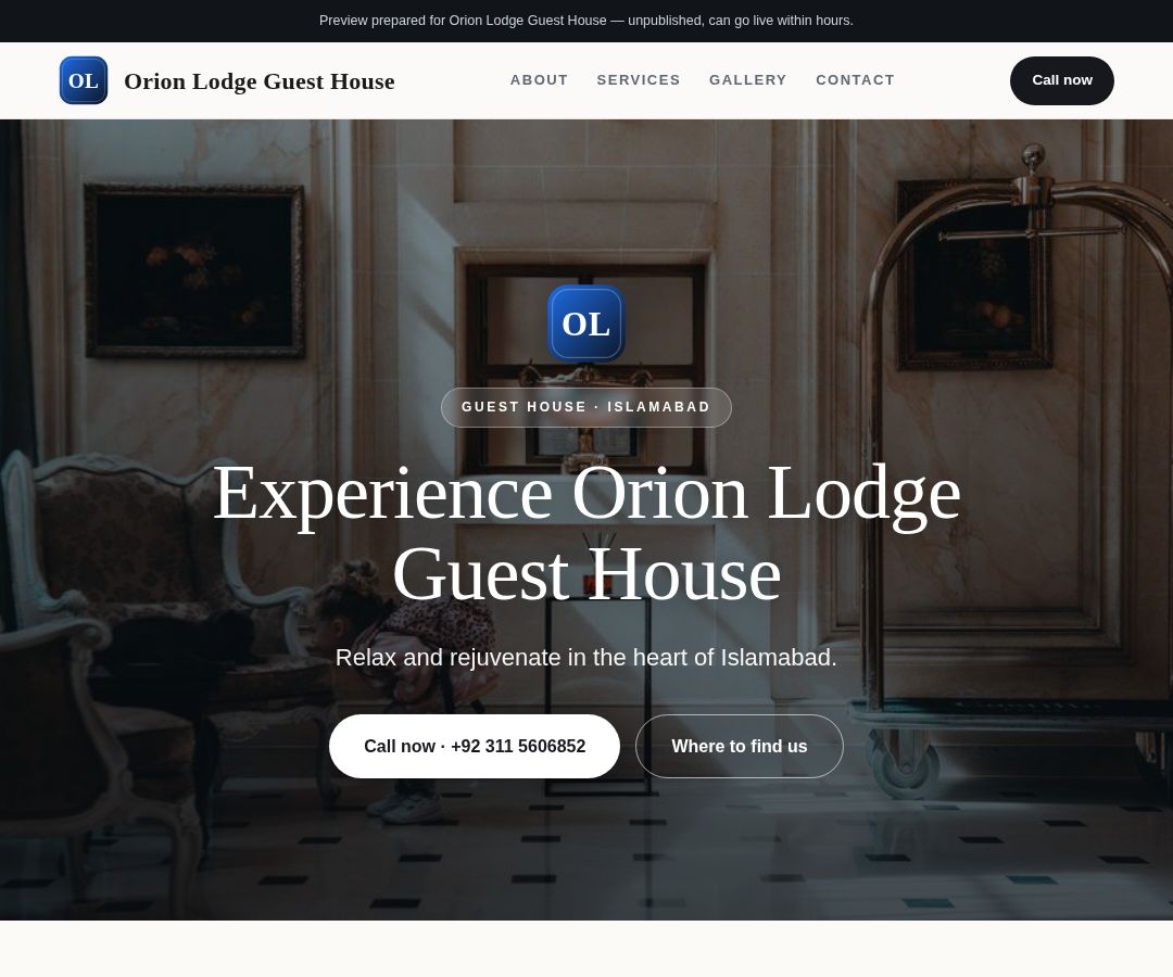 Orion Lodge Guest House