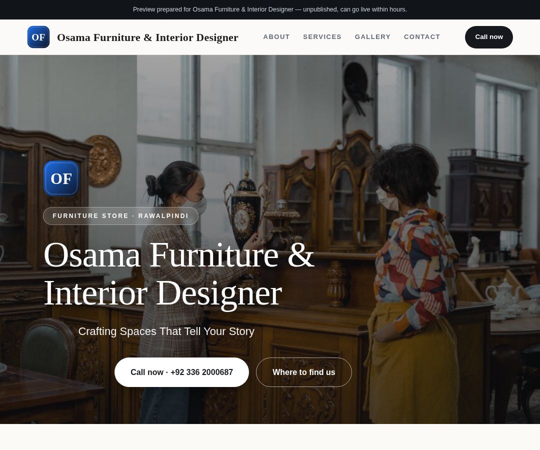 Osama Furniture & Interior Designer