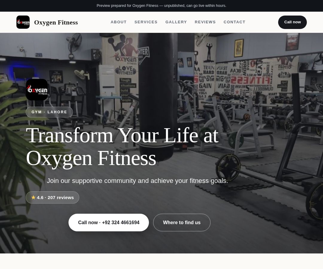 Oxygen Fitness