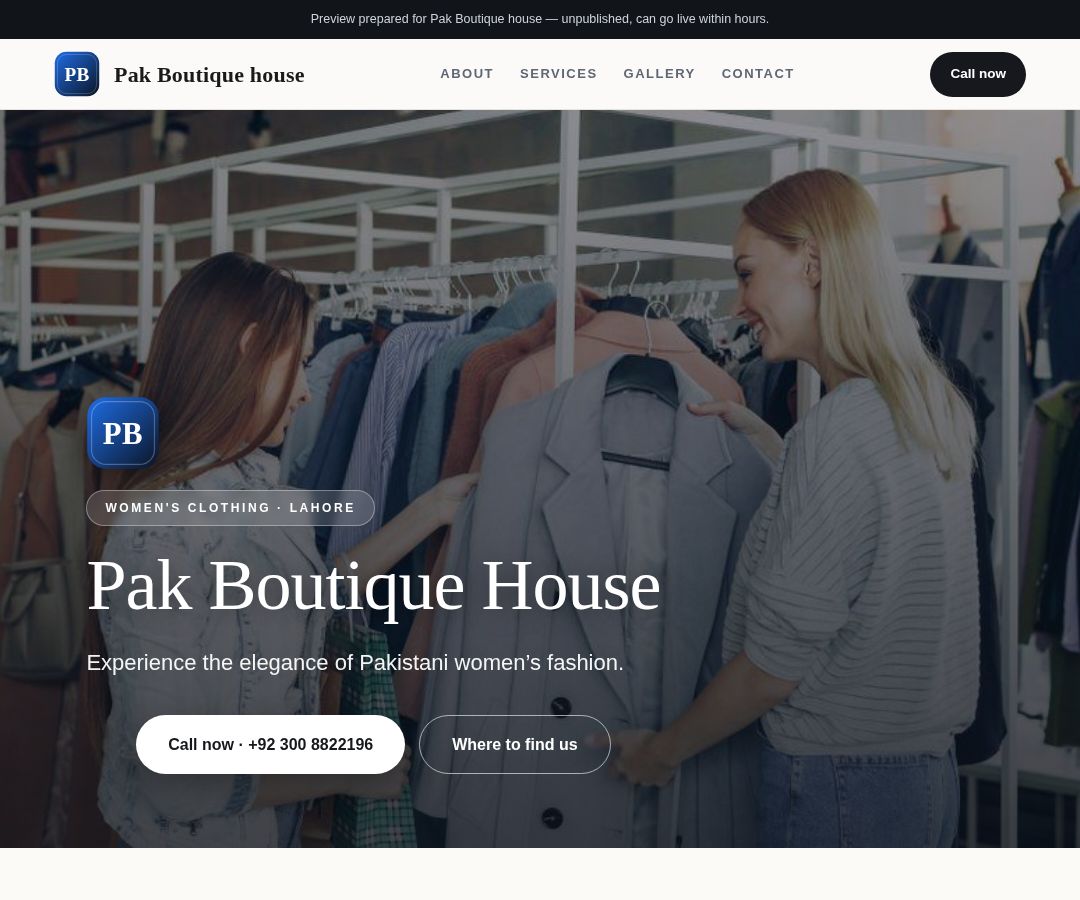Pak Boutique house