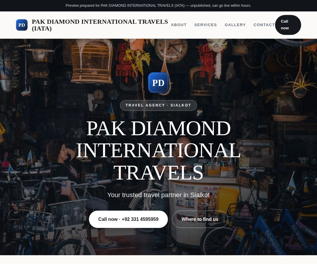 PAK DIAMOND INTERNATIONAL TRAVELS (IATA)
