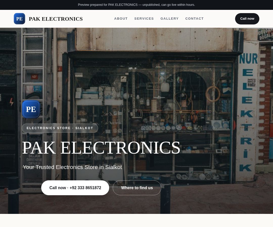 PAK ELECTRONICS