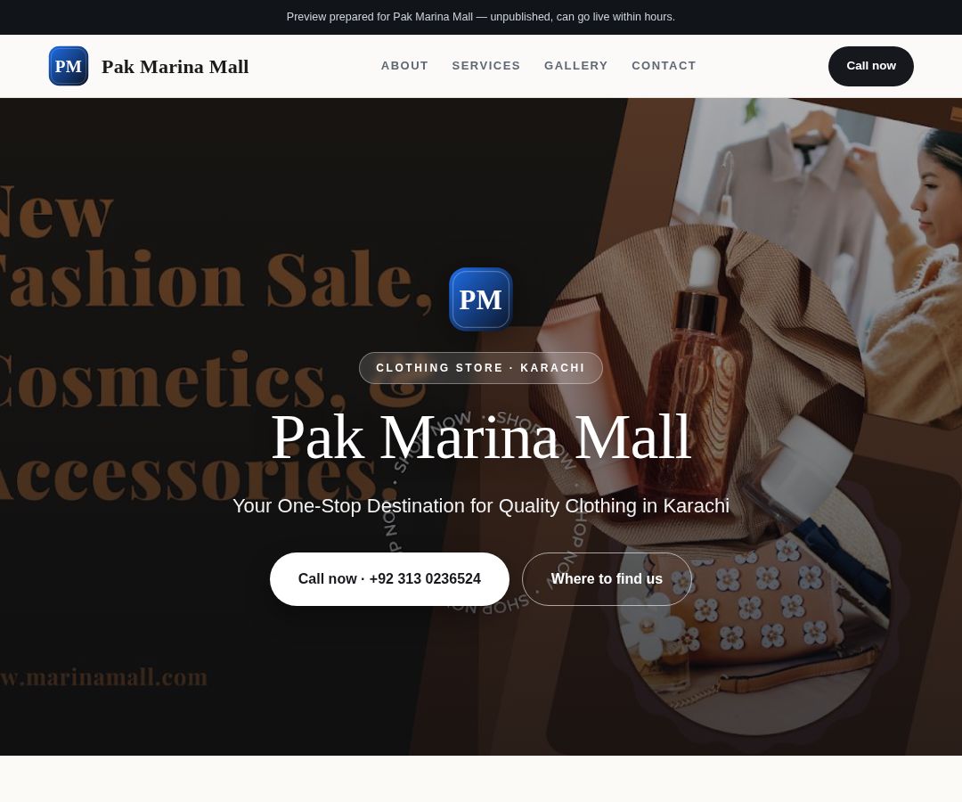 Pak Marina Mall