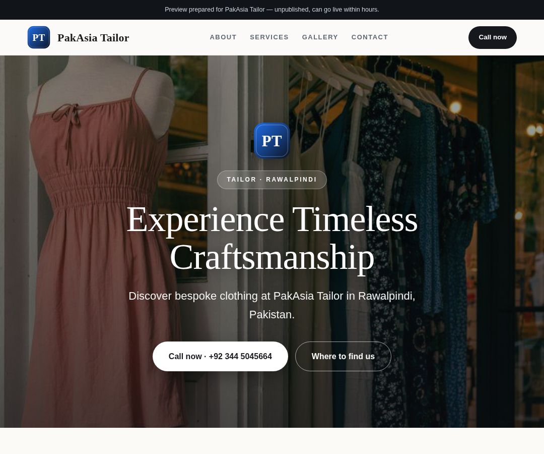 PakAsia Tailor