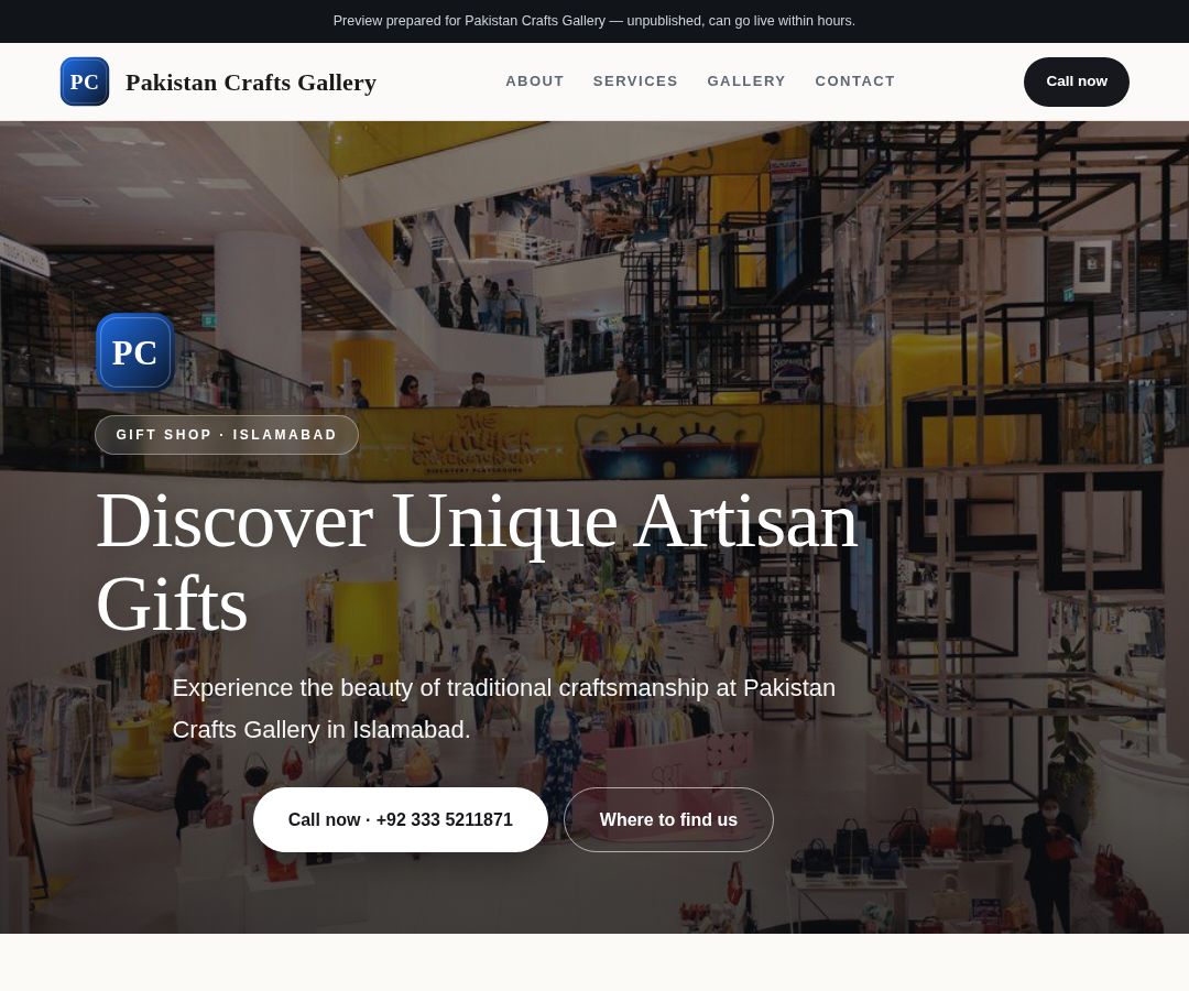 Pakistan Crafts Gallery