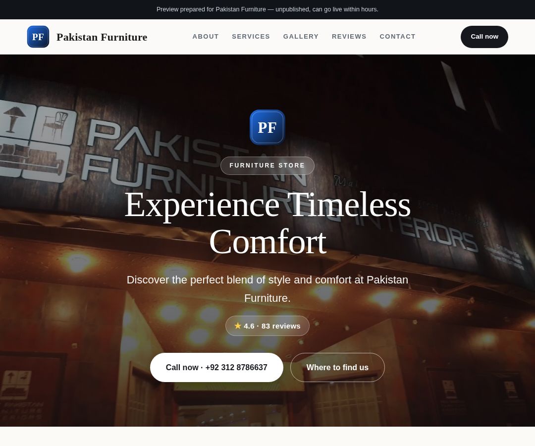 Pakistan Furniture