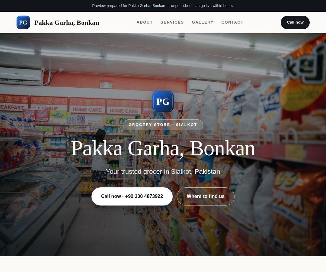 Pakka Garha, Bonkan
