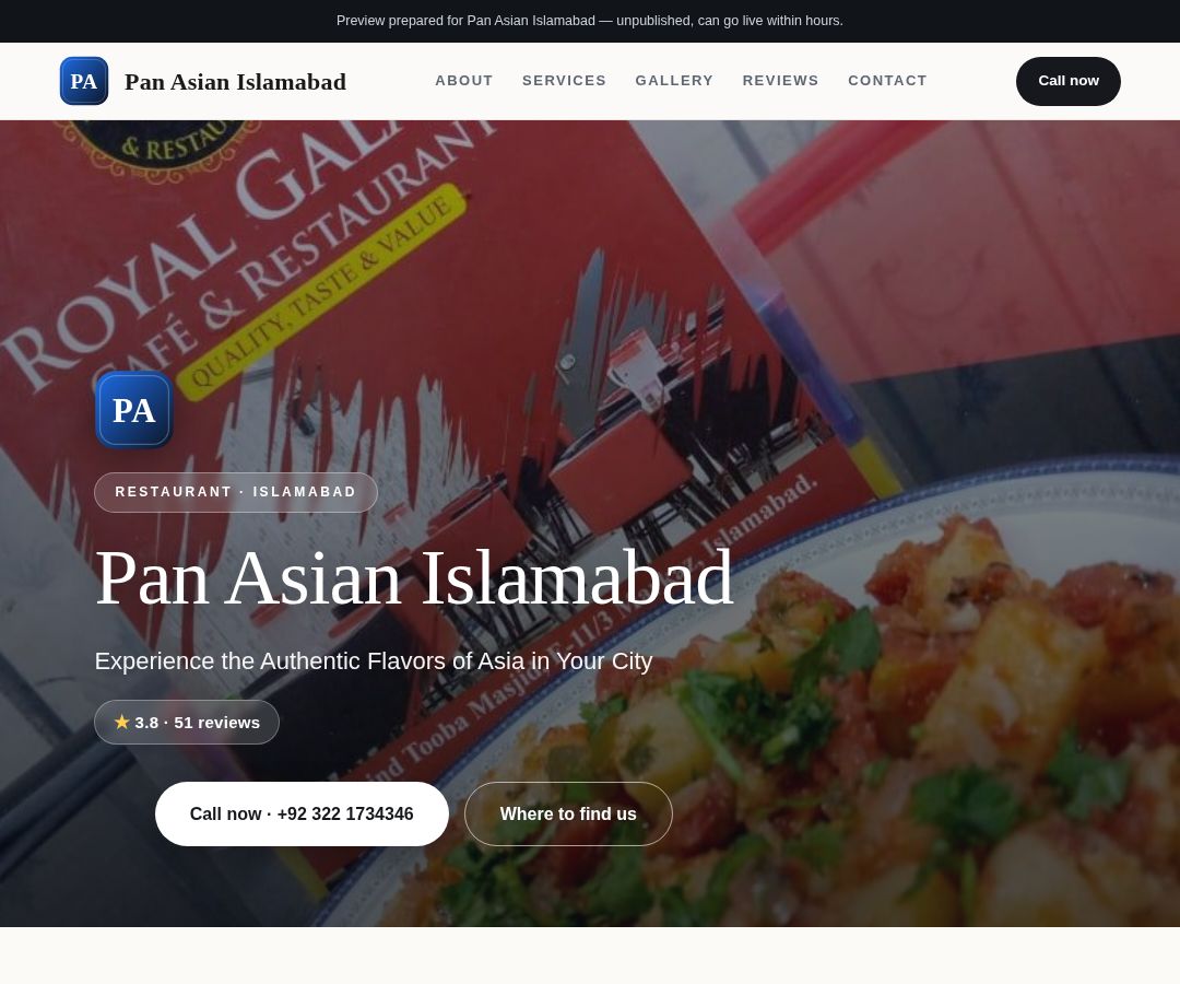 Pan Asian Islamabad
