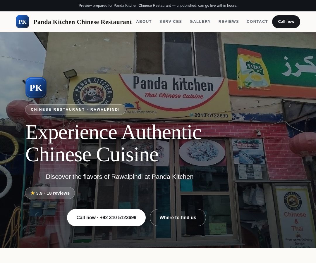 Panda Kitchen Chinese Restaurant
